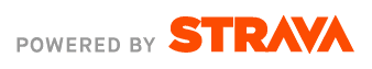 Powered by Strava logo